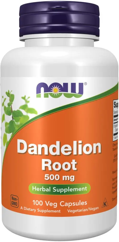 NOW Dandelion Root 500 mg 100 stk