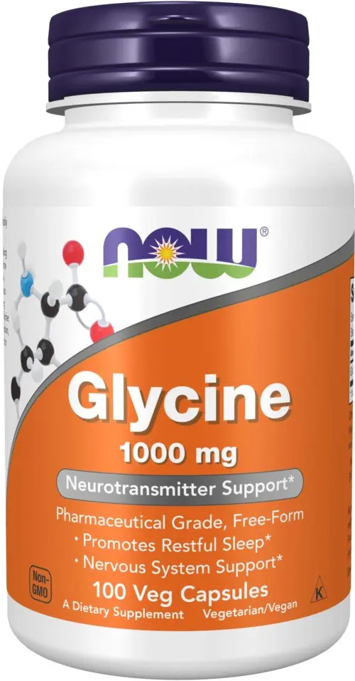NOW Glycine 1000Mg 100 stk