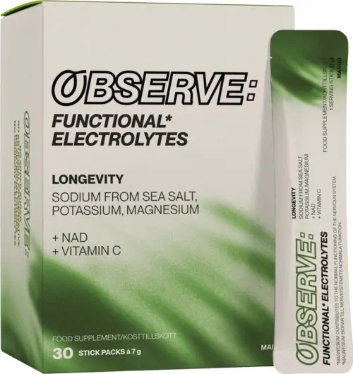 OBSERVE LONGEVITY Mango 30 stk