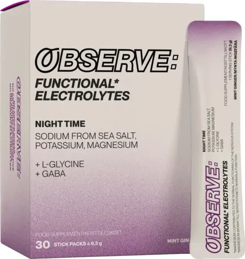 OBSERVE NIGHT TIME Mint Ginger 30 stk