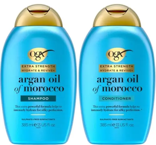 Ogx Hydrate & Revive Argan Oil of Morocco Shampoo 385 ml & Conditioner 385 ml