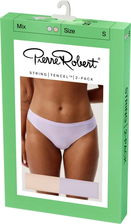 Pierre Robert String Tencel X2 Powder & Lavendel L