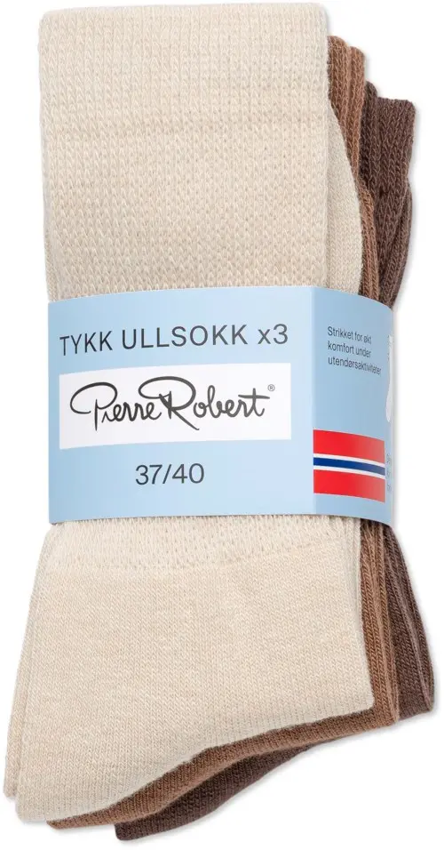 Pierre Robert Tykk Ullsokk X3 Earth Tone 37-40