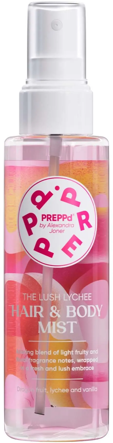PREPPd The Lush Lychee Hair & Body Mist 100 ml