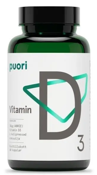 PUORI D3 Vitamin D 400IE (10µg) 60 stk