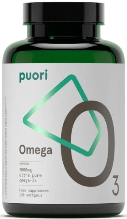 PUORI O3 Omega-3, 2000mg (1250 EPA & 500 DHA) 120 stk