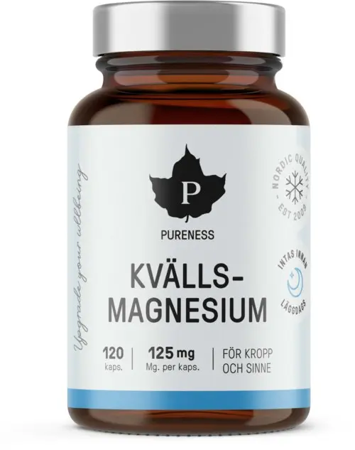 Pureness Kvällmagnesium - 120 kaps