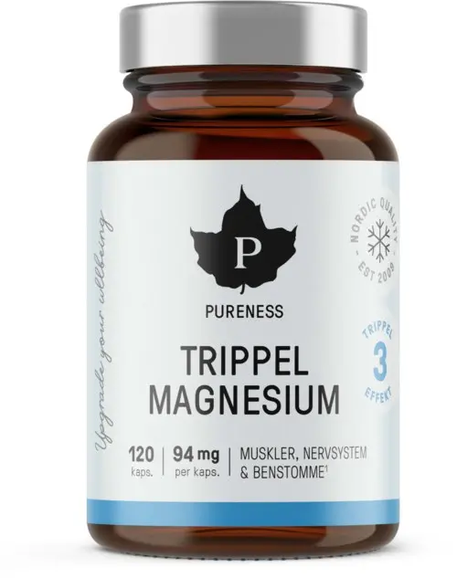 Pureness Trippel Magnesium 120 stk