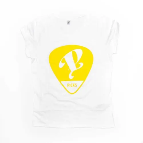 Pusher Picks Tee (Yellow) Girl Large