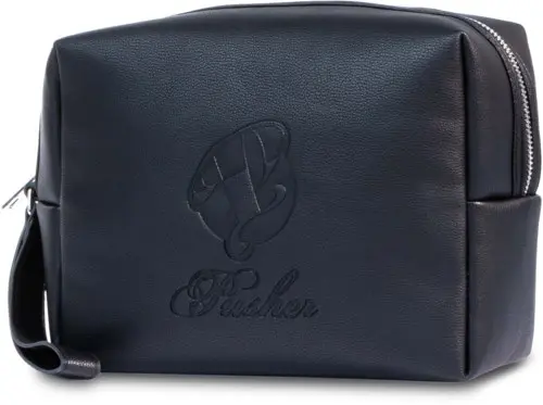 Pusher Toiletery Bag Vegan Leather Black
