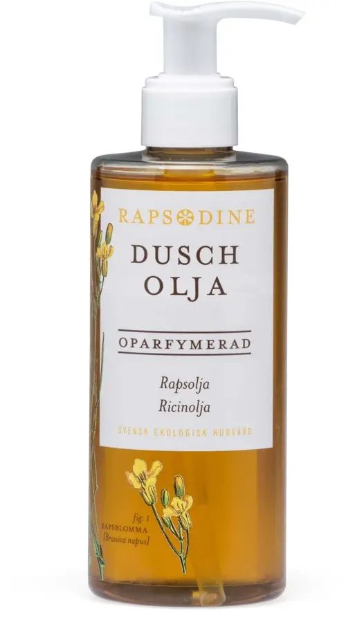 Rapsodine Shower oil, unperfumed 250 ml