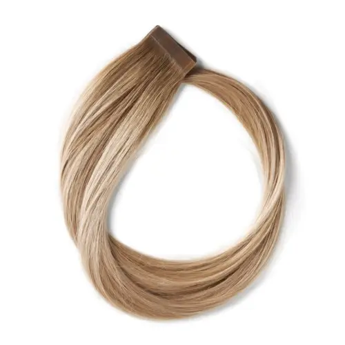 Rapunzel of Sweden Quick & Easy Premium Straight Brown Ash Blonde Balayage B5.1/7.3 50cm