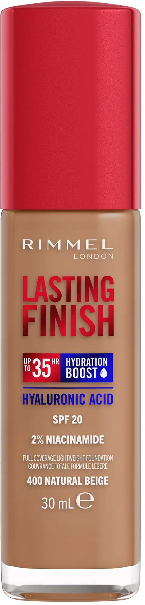 Rimmel Lasting Finish Lasting Finish 35 Hour Foundation 400 Natural Beige