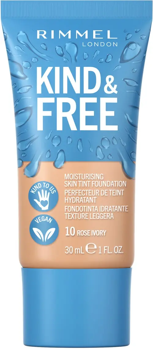 Rimmel Kind & Free Skin Tint Foundation Rose Ivory 010