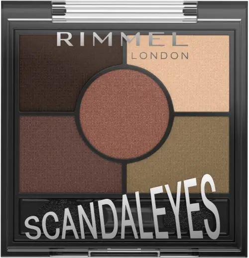 Rimmel Scandaleyes 6 Pan Palette Eyeshadow 002 Brixton Brown