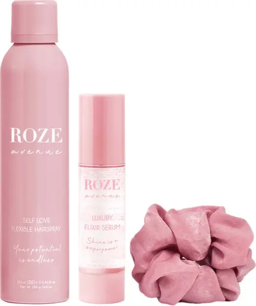 Roze Avenue Styling Trio in Stylish Mesh Bag