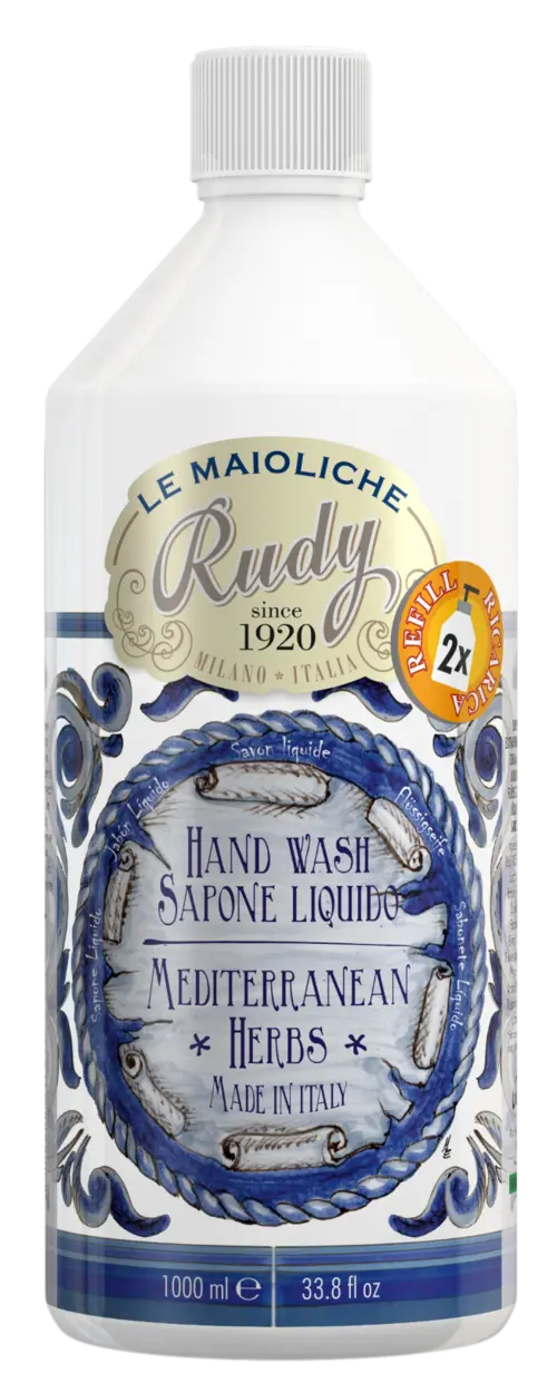 Rudy Midterraenan Herbs Le Maioliche Hand Wash Refill 1000 ml