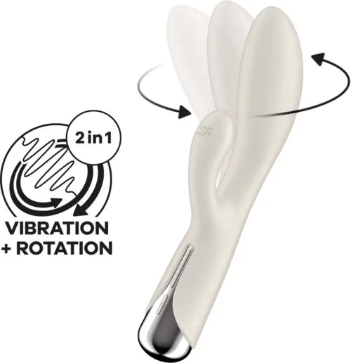 Satisfyer Spinning Rabbit 1 Beige