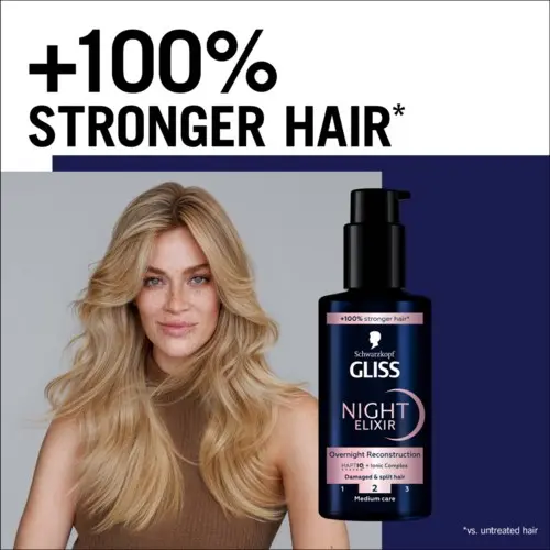 Schwarzkopf Gliss Night Elixir Overnight Reconstruction 100 ml