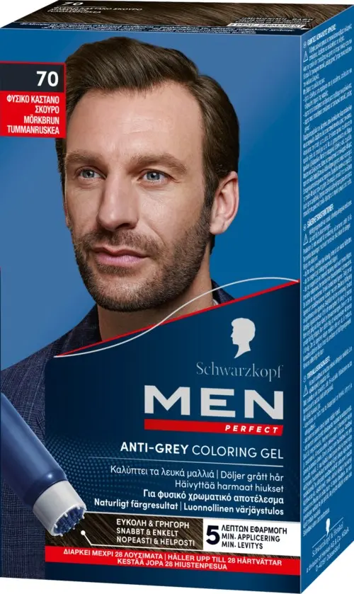 Schwarzkopf Men Perfect 70 Dark Brown 80ml