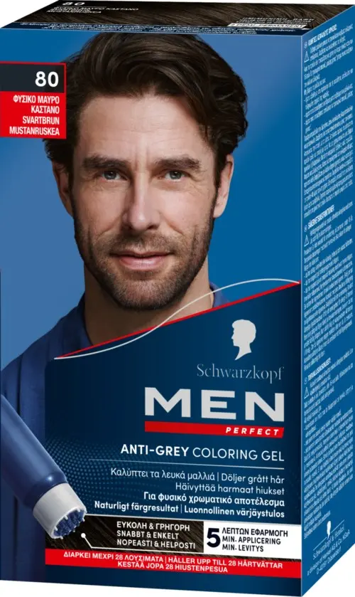 Schwarzkopf Men Perfect 80 BlackBrown 80ml