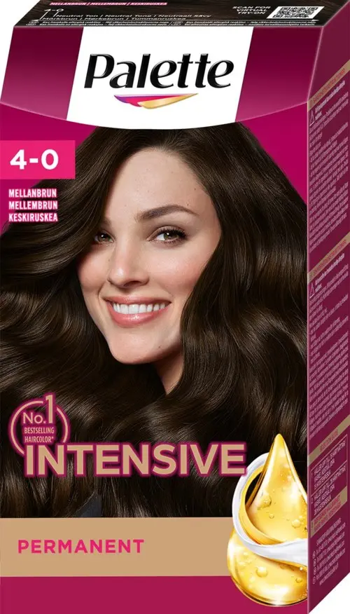 Schwarzkopf Palette Intensive Creme Coloration 4-0 Soft Mid Brown