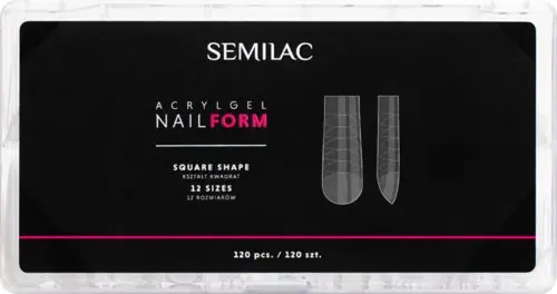 SEMILAC Acrylgel Nail Form Square