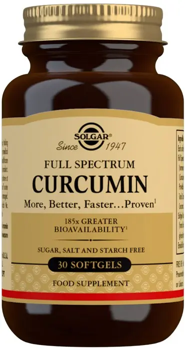 Solgar Full Spectrum Curcumin 185x Softgels 30st