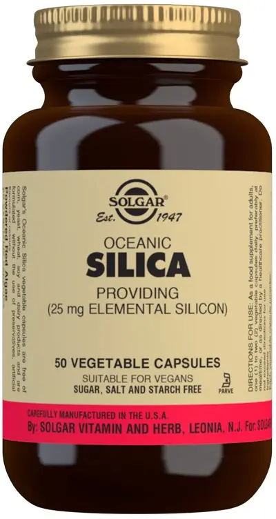 Solgar Oceanic Silica 25 mg Vegetable Capsules 50st