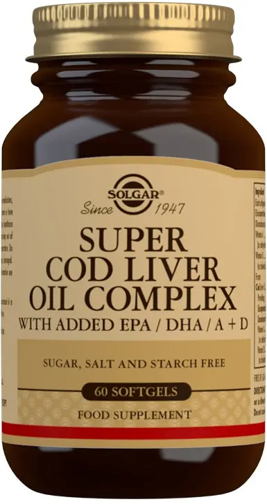 Solgar Super Cod Liver Oil Complex Softgels 60st