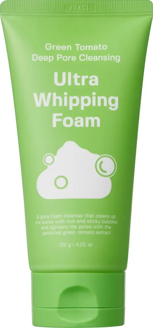 Sungboon Editor Green Tomato Deep Pore Cleansing Ultra Whipping Foam 120g
