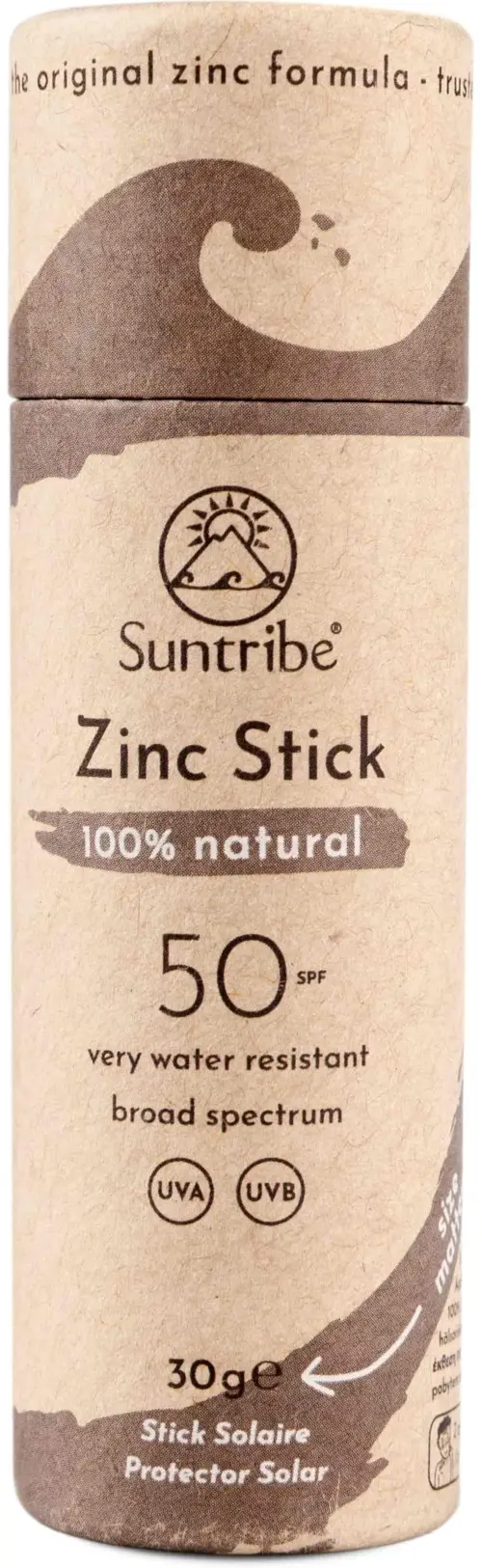 Suntribe All Natural Sport Zinc Stick SPF 30 TINTED  30g