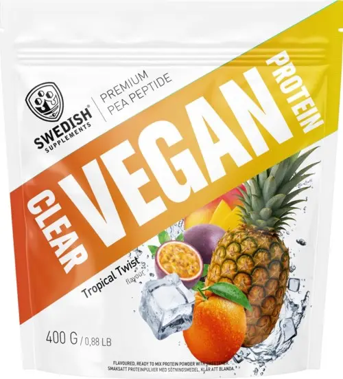 Swedish Supplements Clear Vegan Protein -Tropical Twist 400 g