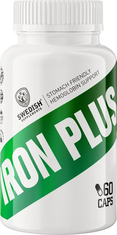 Swedish Supplements Iron Plus 60 stk