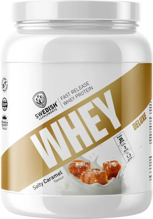 Swedish Supplements Whey Protein Deluxe Salty Caramel 900 g