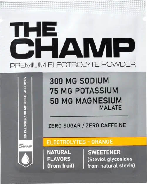 THECHAMP Sockerfritt Elektrolytpulver Apelsin 12 stk