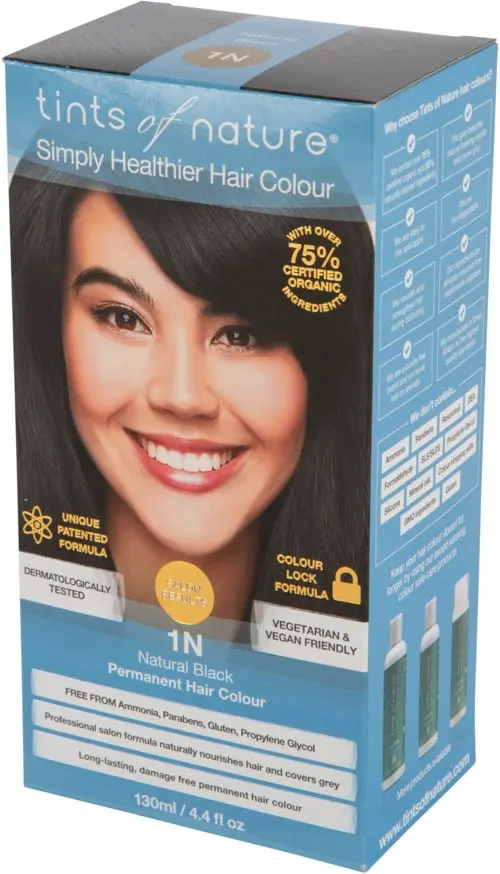 Tints of Nature Permanent Hair Colour Natural Black 1N