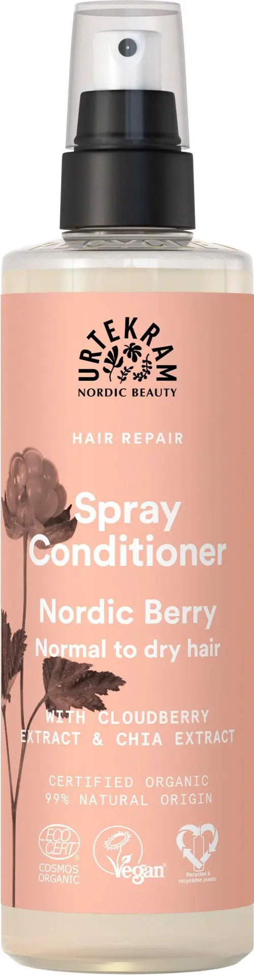 Urtekram Nordic Berry Spray Conditioner Normal/Dry 250 ml