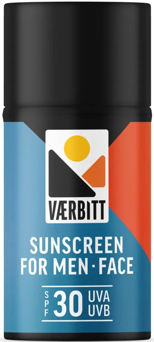 Værbitt Sunscreen For Men Face SPF30 50ml