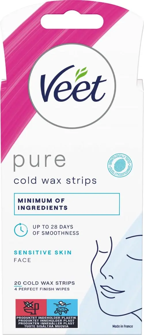 Veet Essential Insp.Strips Face 20st