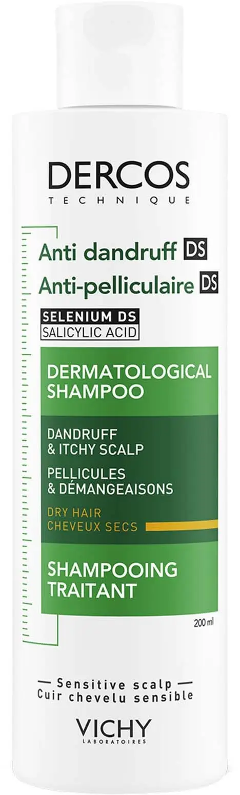 Vichy Anti-Dandruff mjällshampoo torrt hår 200 ml