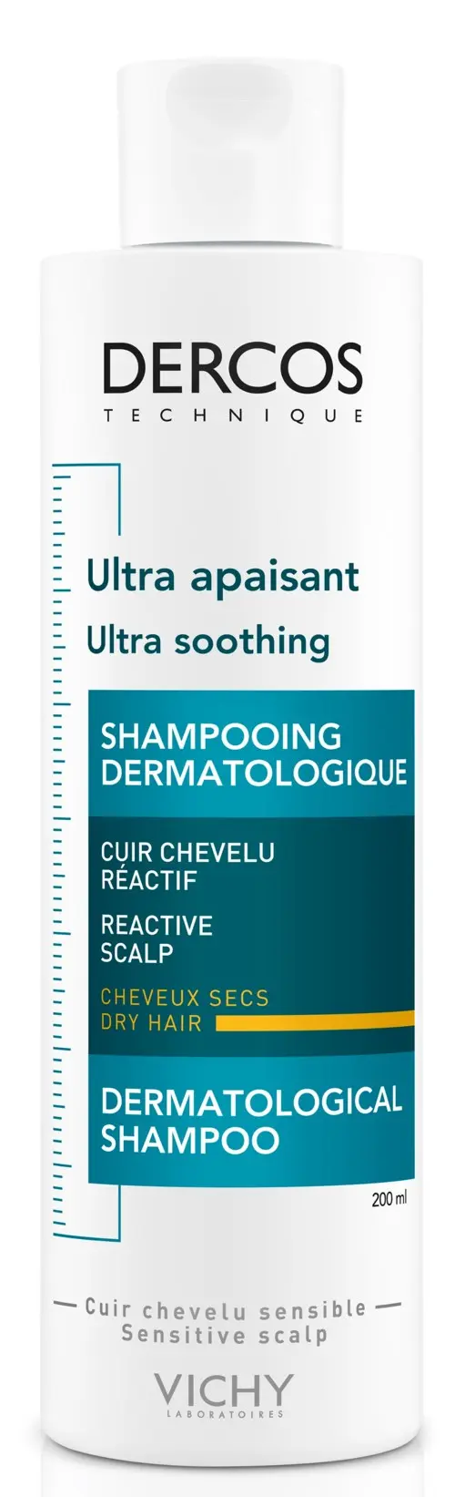 Vichy Dercos Ultra-soothing schampo torrt hår
