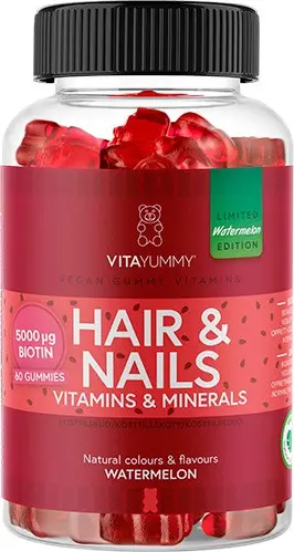 Hair & Nails Watermelon 60 stk Summer Edition 2026