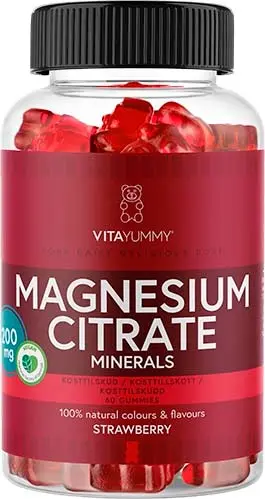 VitaYummy Magnesium Citrate Strawberry 60 stk
