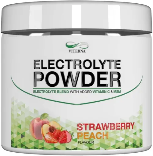 Viterna Electrolyte Powder Strawberry Peach Vegan 120 g