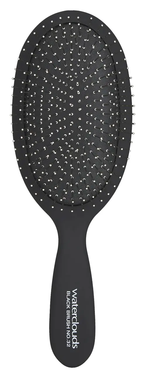 Waterclouds Black Brush No.32 Detangling Steel Bristle Brush
