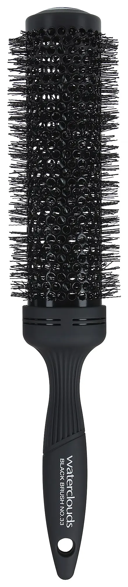 Waterclouds Black Brush No.33 Xtra Long Ceramic Hot Curling Brush 43Ø 43