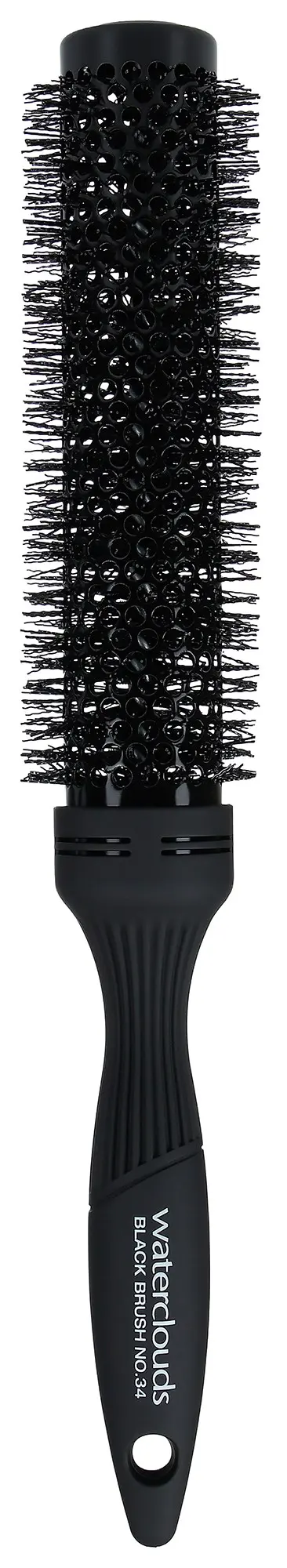 Waterclouds Black Brush No.34 Xtra Long Ceramic Hot Curling Brush 33Ø 33 mm
