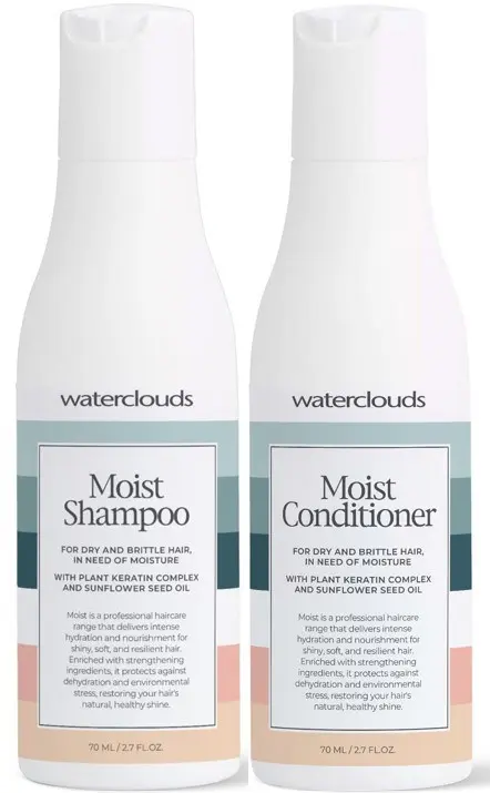 Waterclouds Moist Shampoo 70 ml & Conditioner 70 ml