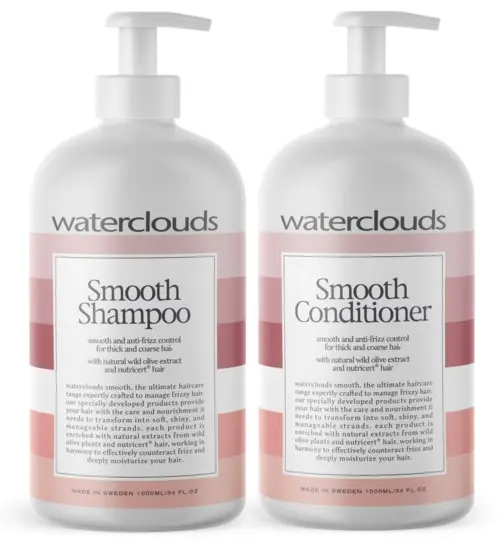 Waterclouds Smooth Shampoo 1000 ml & Conditioner 1000 ml